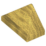 LEGO® los onderdeel Dakpan Algemeen Parel Goud 3048c