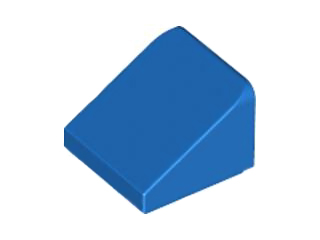LEGO® los onderdeel Dakpan Algemeen in kleur Blauw 54200