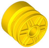 LEGO® los onderdeel Wiel in kleur Geel 55981