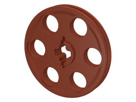LEGO® los onderdeel Wiel in kleur Roodachtig Bruin 4185