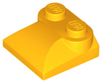 Plaatje in Gallery viewer laden, LEGO® los onderdeel Dakpan Gebogen Helder Licht Oranje 47457