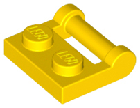 LEGO® los onderdeel Plaat Aangepast in kleur Geel 48336