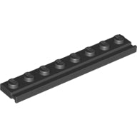 LEGO® los onderdeel Plaat Aangepast in kleur Zwart 4510