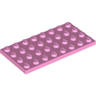 LEGO® los onderdeel Plaat Algemeen in kleur Fel Roze 3035