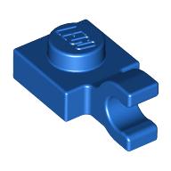 LEGO® los onderdeel Plaat Aangepast in kleur Blauw 61252
