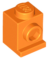LEGO® los onderdeel Steen Aangepast in kleur Oranje 4070