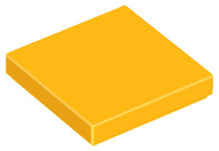 LEGO® los onderdeel Tegel Algemeen Helder Licht Oranje 3068b