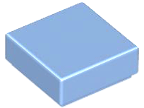 LEGO® los onderdeel Tegel Algemeen Medium Blauw 3070b