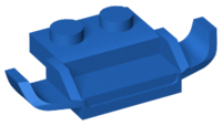 LEGO® los onderdeel Plaat Aangepast in kleur Blauw 50949