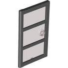 LEGO® los onderdeel Deur in kleur Zwart 60797c02