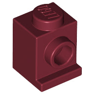 LEGO® los onderdeel Steen Aangepast in kleur Donkerrood 4070
