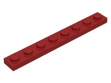 Plaatje in Gallery viewer laden, LEGO® los onderdeel Plaat Algemeen in kleur Donkerrood 3460