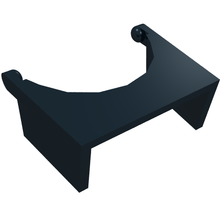 Plaatje in Gallery viewer laden, LEGO® los onderdeel Hoofddeksel Accessoire Zwart 61190c