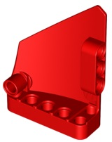 Plaatje in Gallery viewer laden, LEGO® los onderdeel Technisch Paneel in kleur Rood 64680