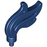 Plaatje in Gallery viewer laden, LEGO® los onderdeel Hoofddeksel Accessoire Donkerblauw 64647
