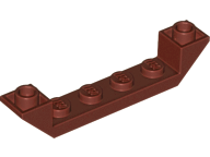 Plaatje in Gallery viewer laden, LEGO® los onderdeel Dakpan Omgekeerd Roodachtig Bruin 52501