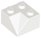 LEGO® los onderdeel Dakpan Algemeen in kleur Wit 3046a