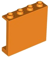LEGO® los onderdeel Paneel in kleur Oranje 60581