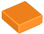 Plaatje in Gallery viewer laden, LEGO® los onderdeel Tegel Algemeen in kleur Oranje 3070b