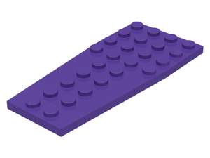 LEGO® los onderdeel Wig Plaat in kleur Donkerpaars 2413