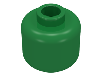LEGO® los onderdeel Hoofd in kleur Groen 3626b