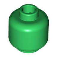 LEGO® los onderdeel Hoofd in kleur Groen 3626b