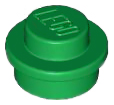 LEGO® los onderdeel Plaat Rond in kleur Groen 4073