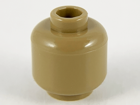 LEGO® los onderdeel Hoofd in kleur Donker Geelbruin 3626c