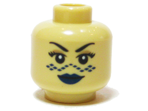 LEGO® los onderdeel Hoofd in kleur Geelbruin 3626bpb0410
