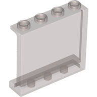 Plaatje in Gallery viewer laden, LEGO® los onderdeel Paneel in kleur Doorzichtig Zwart 60581