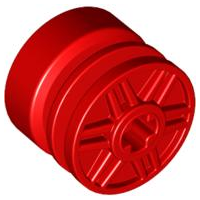 LEGO® los onderdeel Wiel in kleur Rood 55982