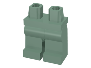 LEGO® los onderdeel Benen in kleur Zandgroen 970c00