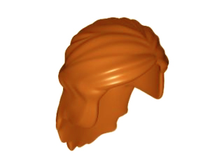 LEGO® los onderdeel Haar in kleur Donker Oranje 59363