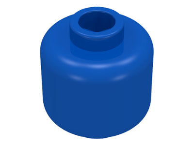 LEGO® los onderdeel Hoofd in kleur Blauw 3626b