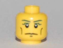 LEGO® los onderdeel Hoofd in kleur Geel 3626bpb0463