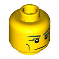 LEGO® los onderdeel Hoofd in kleur Geel 3626bpb0463