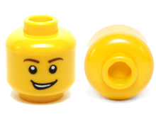 Plaatje in Gallery viewer laden, LEGO® los onderdeel Hoofd in kleur Geel 3626cpb0405