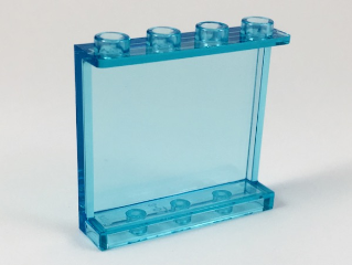 LEGO® los onderdeel Paneel Doorzichtig Lichtblauw 60581