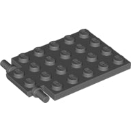 LEGO® Plaat Aangepast Donker Blauwachtig Grijs 92099