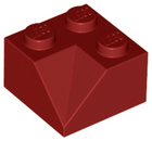 LEGO® los onderdeel Dakpan Algemeen Donkerrood 3046a