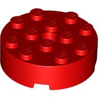 Plaatje in Gallery viewer laden, LEGO® los onderdeel Steen Rond in kleur Rood 87081