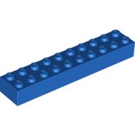 Plaatje in Gallery viewer laden, LEGO® los onderdeel Steen in kleur Blauw 3006