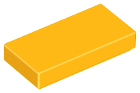 LEGO® los onderdeel Tegel Algemeen Helder Licht Oranje 3069b