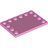 Plaatje in Gallery viewer laden, LEGO® los onderdeel Tegel Aangepast in kleur Fel Roze 6180