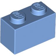 LEGO® los onderdeel Steen in kleur Medium Blauw 3004