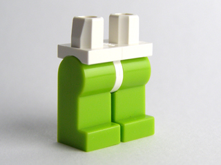 LEGO® los onderdeel Benen in kleur Wit 970c34
