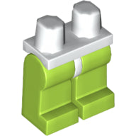 Plaatje in Gallery viewer laden, LEGO® los onderdeel Benen in kleur Wit 970c34