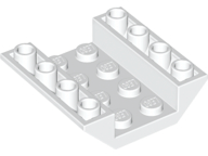 LEGO® los onderdeel Dakpan Omgekeerd in kleur Wit 4854