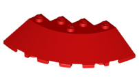 LEGO® los onderdeel Steen Rond in kleur Rood 95188