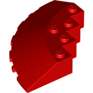 LEGO® los onderdeel Steen Rond in kleur Rood 95188